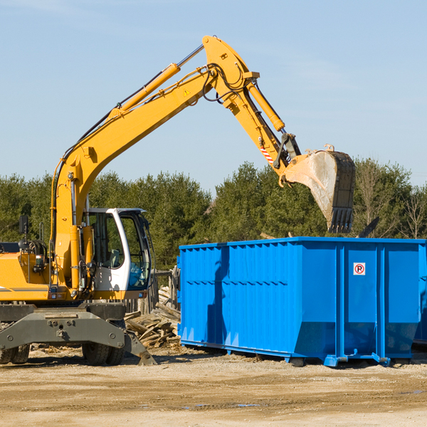 are there any restrictions on where a residential dumpster can be placed in Midland